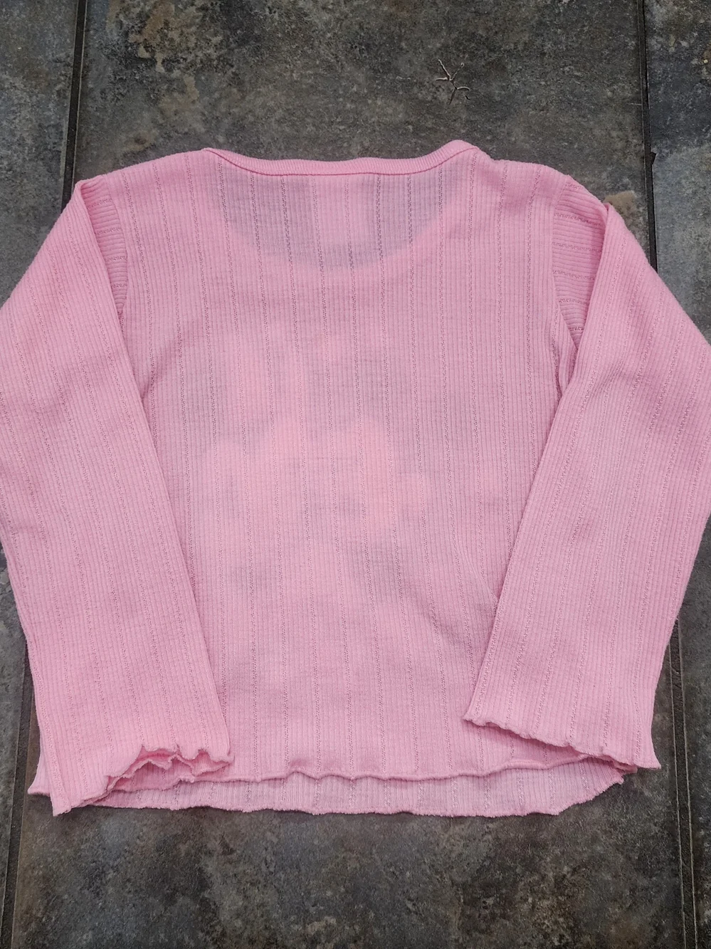 Vintage 90s Mickey and Minnie Mouse Girl's 12x13 Ribbed Disney Pajama T Shirt